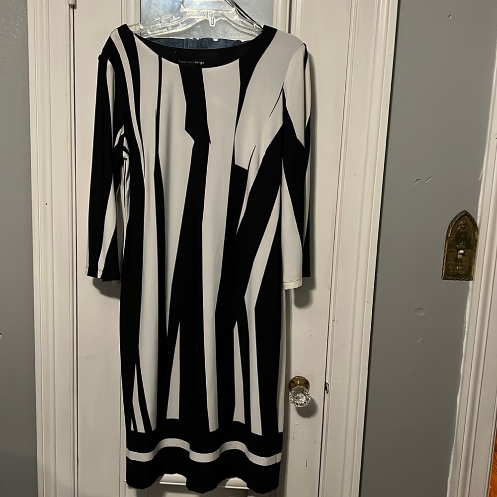 Black and white dress